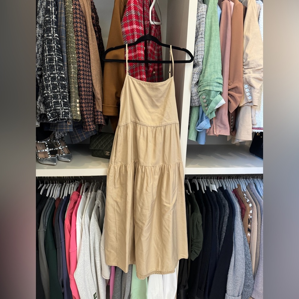 Tan Enzo Costa dress